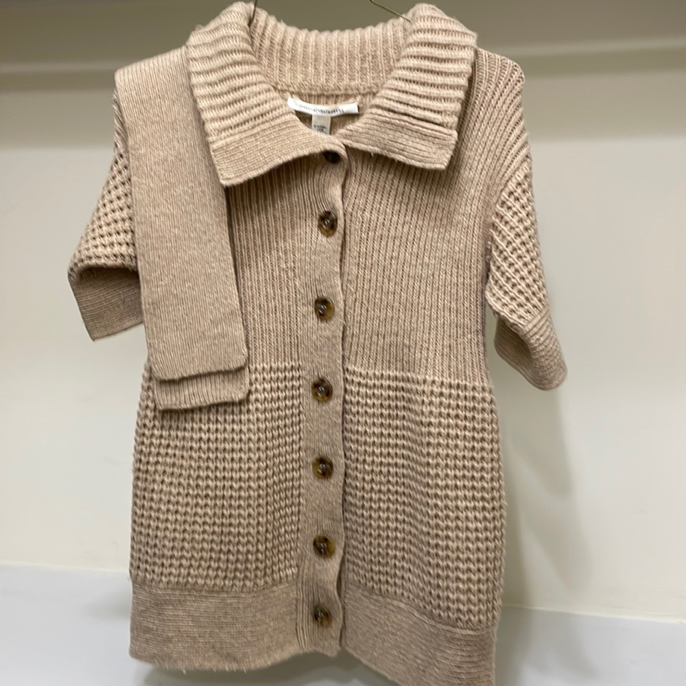 DVF sweater with belt